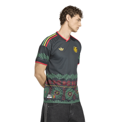 Men's - adidas Jamaica World Cup Away Jersey  - Black/Multi