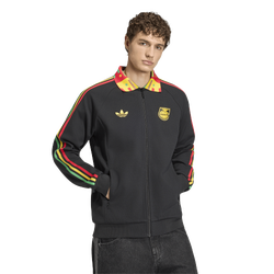 Men's - adidas Jamaica World Cup T Jacket  - Black/Multi