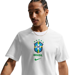 Men's - Nike Brasil Short Sleeve T-Shirt  - White