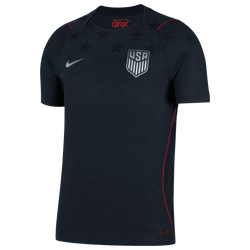 Men's - Nike US Away Authentic Match Jersey  - Dark Obsidian/University Red