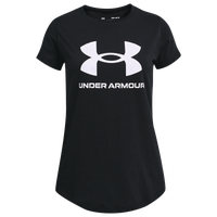 Under Armour Sportstyle logo t-shirt in black