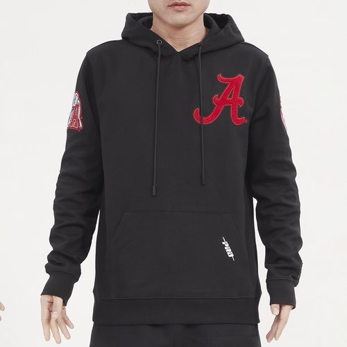 

Pro Standard Mens Pro Standard Alabama Classic Pullover Hoodie - Mens Black/Red Size S