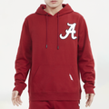 Pro Standard Alabama Classic Pullover Hoodie - Pro Standard Cardinal/White