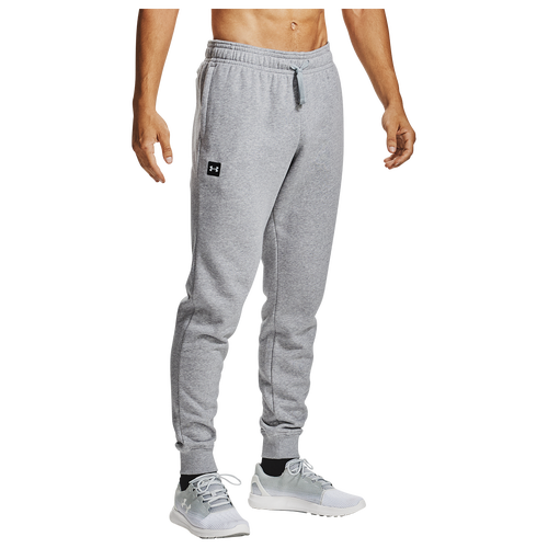 

Under Armour Mens Under Armour Rival Fleece Jogger - Mens Lt Heather Grey/Onyx White/Mod Grey Size L