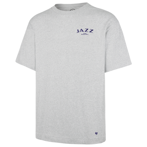 47 Brand Mens Utah Jazz Jazz Constantine Foundation T-Shirt - - Quartz Grey