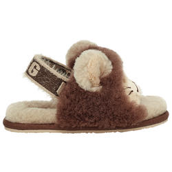 Girls' Toddler - UGG Fluff Yeah Slide - Brown/Brown