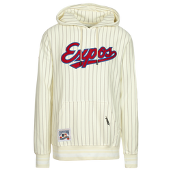 Men's - Pro Standard MLB MTL Pinstripe PO Hoodie - White/Red/Blue