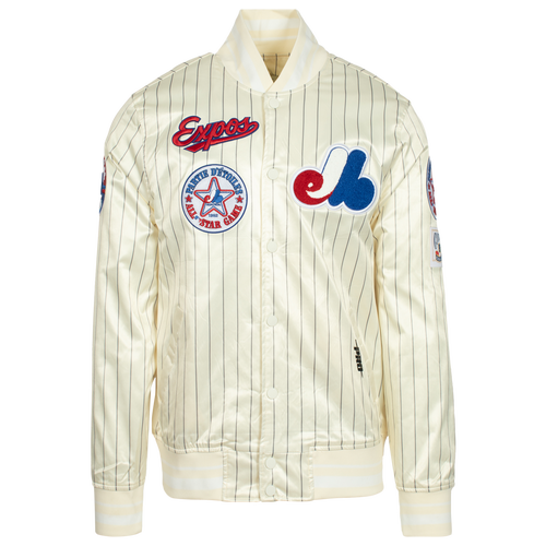 Pro Standard MLB MTL Pinstripe Satin Jacket