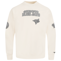 Men's - Pro Standard Toronto Blue Jays MLB Fleece Crew  - White/Multi