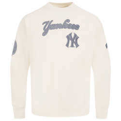 Pour hommes - Pro Standard Haut à col ras du cou en molleton MLB Yankees de New York - Blanc/Multi
