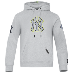 Pour hommes - Pro Standard Chandail à capuchon MLB Yankees de New York - Gris/Argent réfléchissant