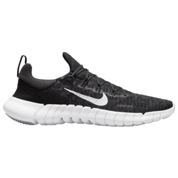 Men's - Nike Free Run 5.0 '21 - Black/White/Dark Smoke Grey