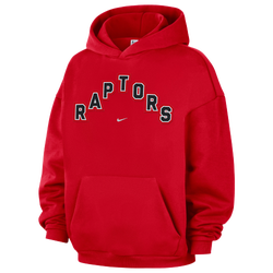 Men's - Nike Raptors Wordmark Standard Issue Hoodie  - Red