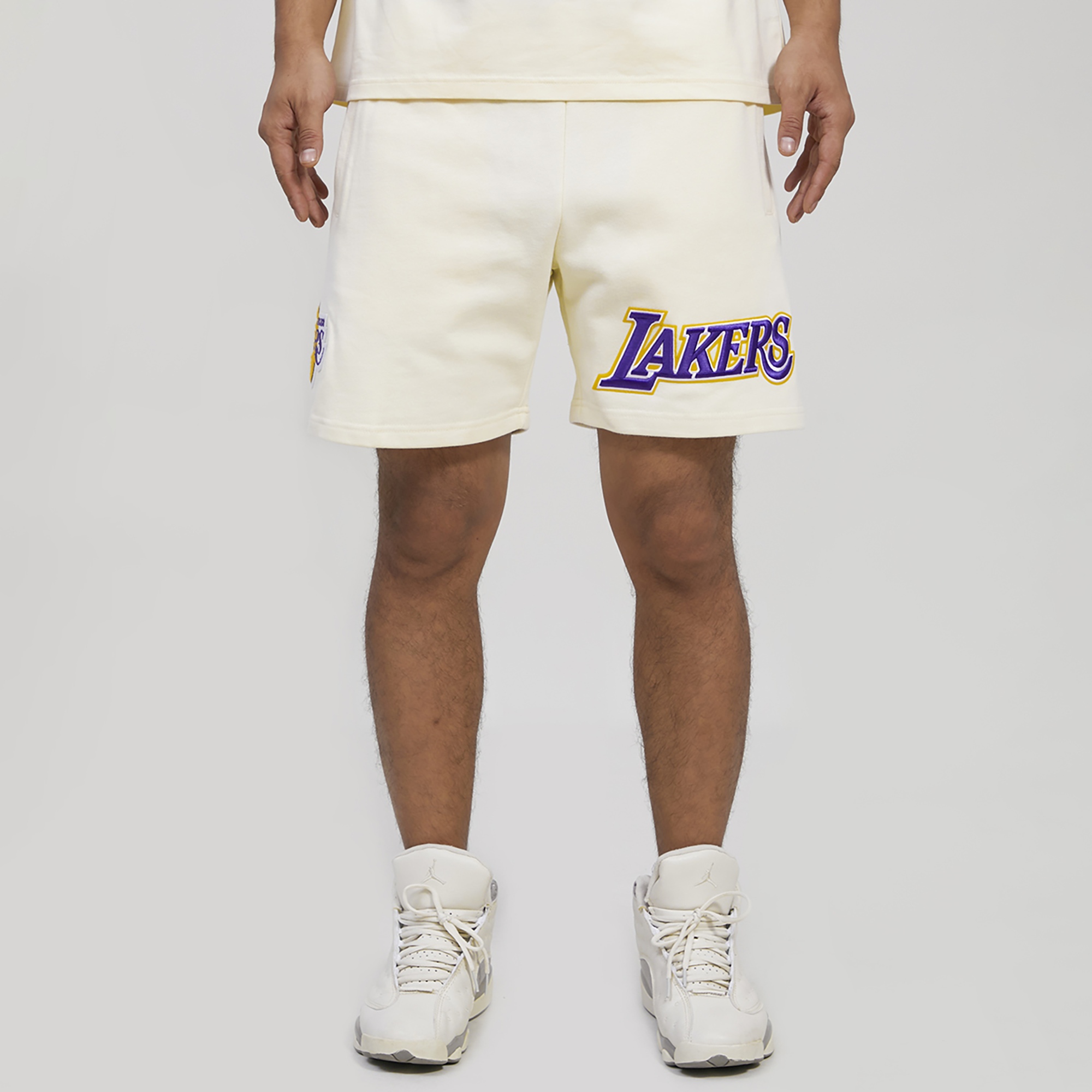 Men's Pro Standard Gold Los Angeles Lakers Chenille Shorts Size: Medium