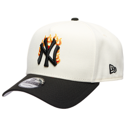 Adult - New Era MLB 940 A-Frame Flame Cap  - White/Black