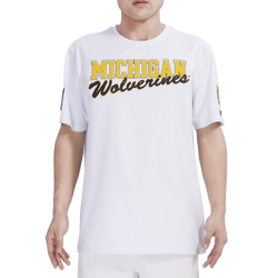 Men's - Pro Standard Michigan Classic SJ T-Shirt - White/Multi