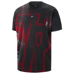 Men's - Nike Toronto Raptors Icon T-Shirt  - Black/Red