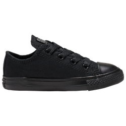 Boys' Toddler - Converse All Star Low Top - Black Monochrome/Black