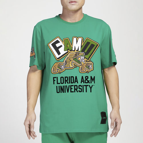 

Pro Standard Mens Pro Standard Florida A&M Homecoming T-Shirt - Mens Green/Green Size M