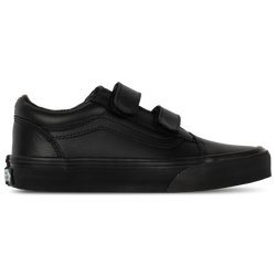 Boys' Preschool - Vans Old Skool 2V Leather - Black/Black