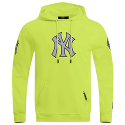 Men's - Pro Standard New York Yankees MLB Pullover Hoodie  - Yellow/Reflective Silver