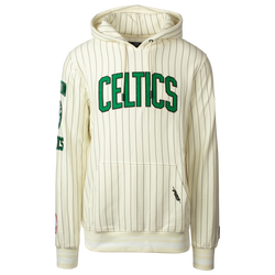 Men's - Pro Standard NBA Celtics Pinstripe PO Hoodie - Green/White