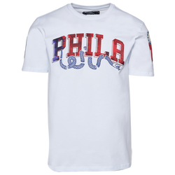Men's - Pro Standard 76ers RWB T-Shirt - White/Red/Blue