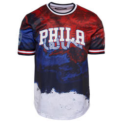 Men's - Pro Standard 76ers RWB T-Shirt - Blue/Red/White