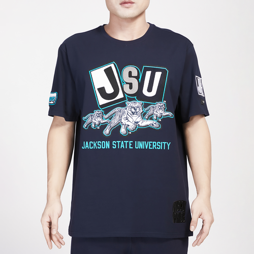 

Pro Standard Mens Pro Standard Jackson State Homecoming T-Shirt - Mens Navy/Navy Size M