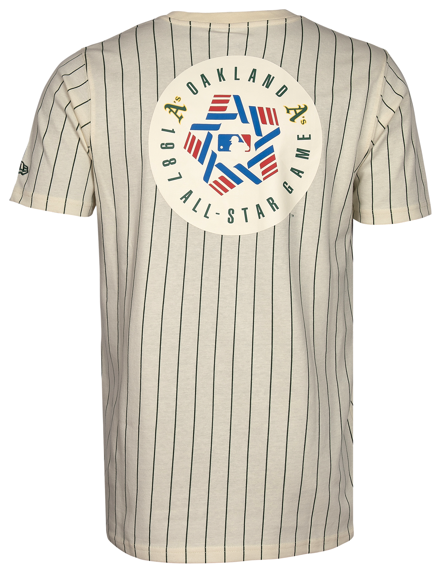 New Era Athletics Throwback Pinstripe T-Shirt - Men's