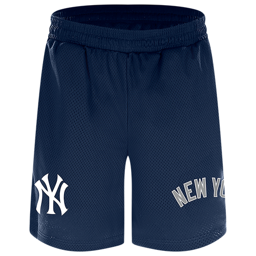 New Era Mens New York Yankees Yankees OTC Shorts Mens Navy White Grey Size M