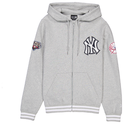 Men's - New Era Yankees Logo Select Hoodie  - Multi/Grey