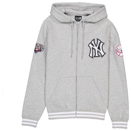 New Era Mens New York Yankees Yankees Logo Select Hoodie Mens Multi Grey Size XXL