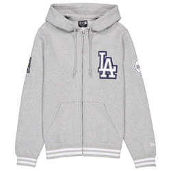 Men's - New Era Dodgers Logo Select Hoodie - Multi/Grey