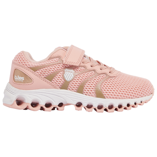 

Girls Preschool K-Swiss K-Swiss Tubes - Girls' Preschool Running Shoe Pink/White Size 11.0