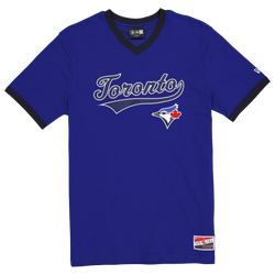 Men's - New Era Blue Jays Jersey T-Shirt  - Navy/White
