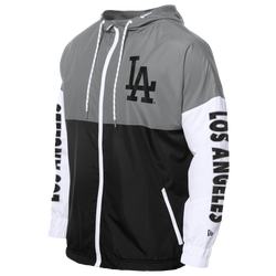 Men's - New Era Dodgers LW Jacket  - Black/White