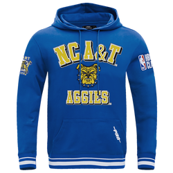 Men's - Pro Standard College HBCU Rib Fleece Pullover Hoodie - Dodger Blue/Yellow