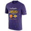 Nike Lakers Splatter T-Shirt - Men's Purple/Yellow