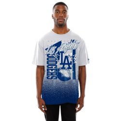 Men's - New Era Dodgers T-Shirt  - Blue/White