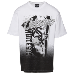 Men's - New Era White Sox T-Shirt  - Black/White