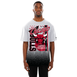 Men's - New Era Bulls T-Shirt  - White/Multi
