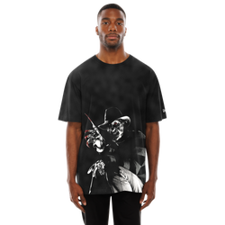 Men's - New Era Elm Street S/S T-Shirt  - Black/Multi