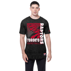 Men's - New Era Raptors Vintage T-Shirt  - Red/Black