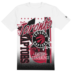 Men's - New Era Raptors T-Shirt  - White/Multi