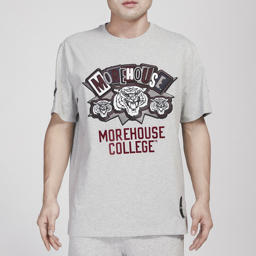 

Pro Standard Mens Pro Standard Morehouse College Homecoming T-Shirt - Mens Grey/Grey Size L