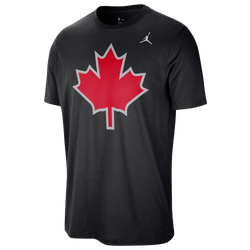 Men's - Nike Raptors City Edition ML T-Shirt  - Black/Red