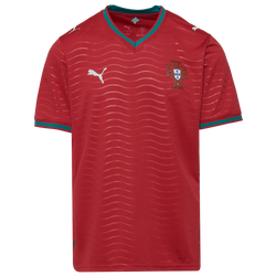 Men's - PUMA Portugal Home Jersey  - Red/Green