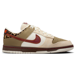 Women's - Nike Dunk Low NA29  - Khaki/Team Red/Baroque Brown