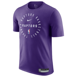 Men's - Nike Raptors Short Sleeve Practice T-Shirt  - Purple/White